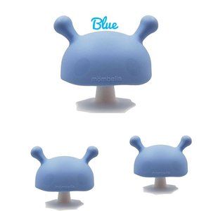 3 X Mombella Mimi Mushroom Soothing Teether For 0-8 Month Baby With A Free Clip